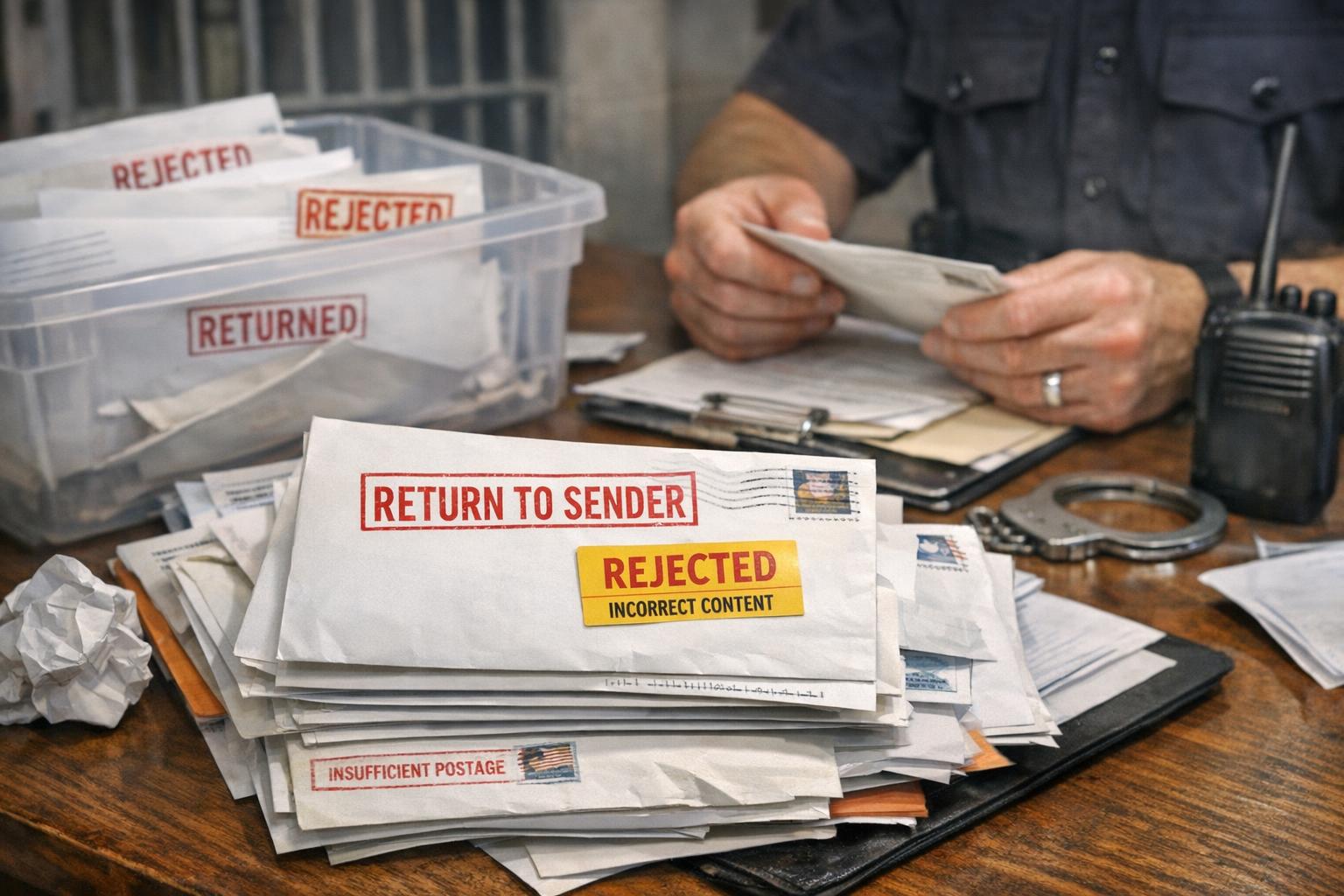 Why Inmate Mail Gets Returned and How to Prevent It