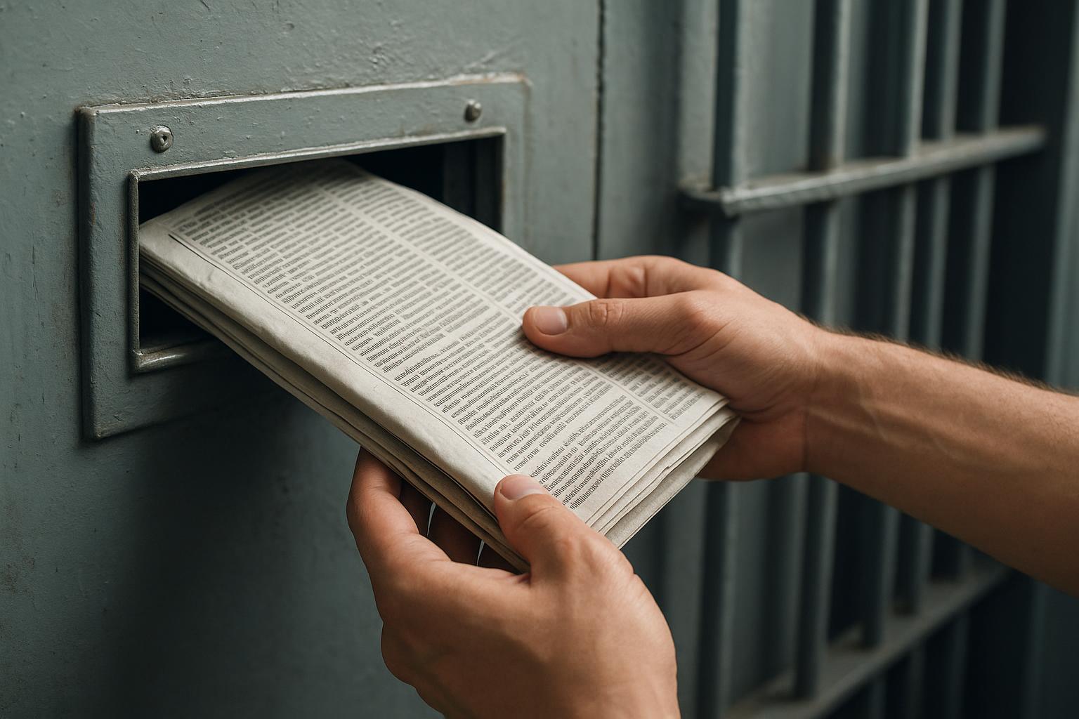 Newspaper Clippings To Inmates Policy For Prison Mail